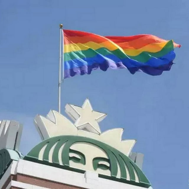 yingyy Friendly Rainbow Flag Bisexual Transgender Pride Banners Polyester Rianbow flag Rainbow Flag