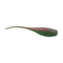 Arkie Lures 2 inch Sexee Tail Shad Soft Fishing Lure, Color Electric Chicken