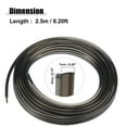 thumbnail image 5 of Unique Bargains 3mm 0.12" 2.5m 8.20ft Universal Skirt Side Glow Optic Fiber Cable LED Car Light Decoration Black, 5 of 6
