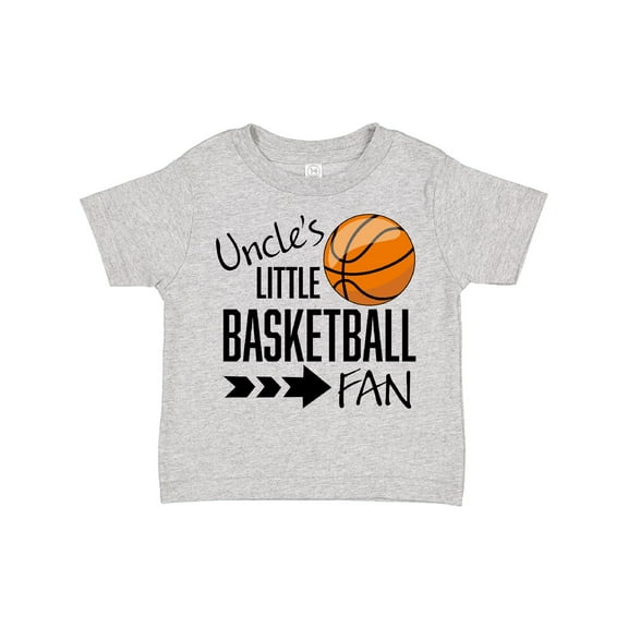 Inktastic Uncle's Little Basketball Fan Boys or Girls Toddler T-Shirt