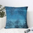 thumbnail image 6 of YFYANG Square Decorative Throw Pillow Case (Without Pillow Insert), Blue Texture Bedroom Sofa Car Cushion Cover, 12"x12", 6 of 9