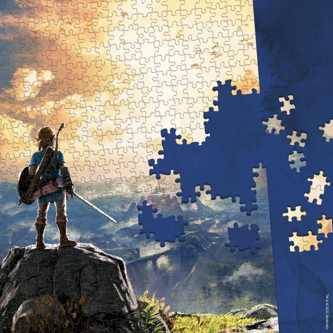 The Legend of Zelda "Breath of the Wild" 1,000 Piece Jigsaw Puzzle, by Usaopoly