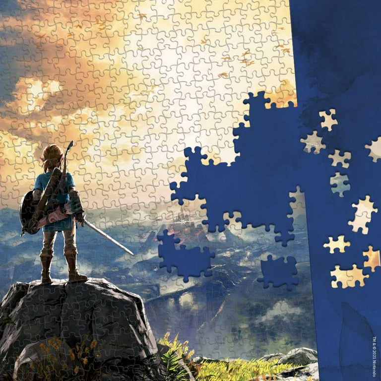 USAopoly Breath of the Wild 1,000 Piece Jigsaw Puzzle, Link Hyrule