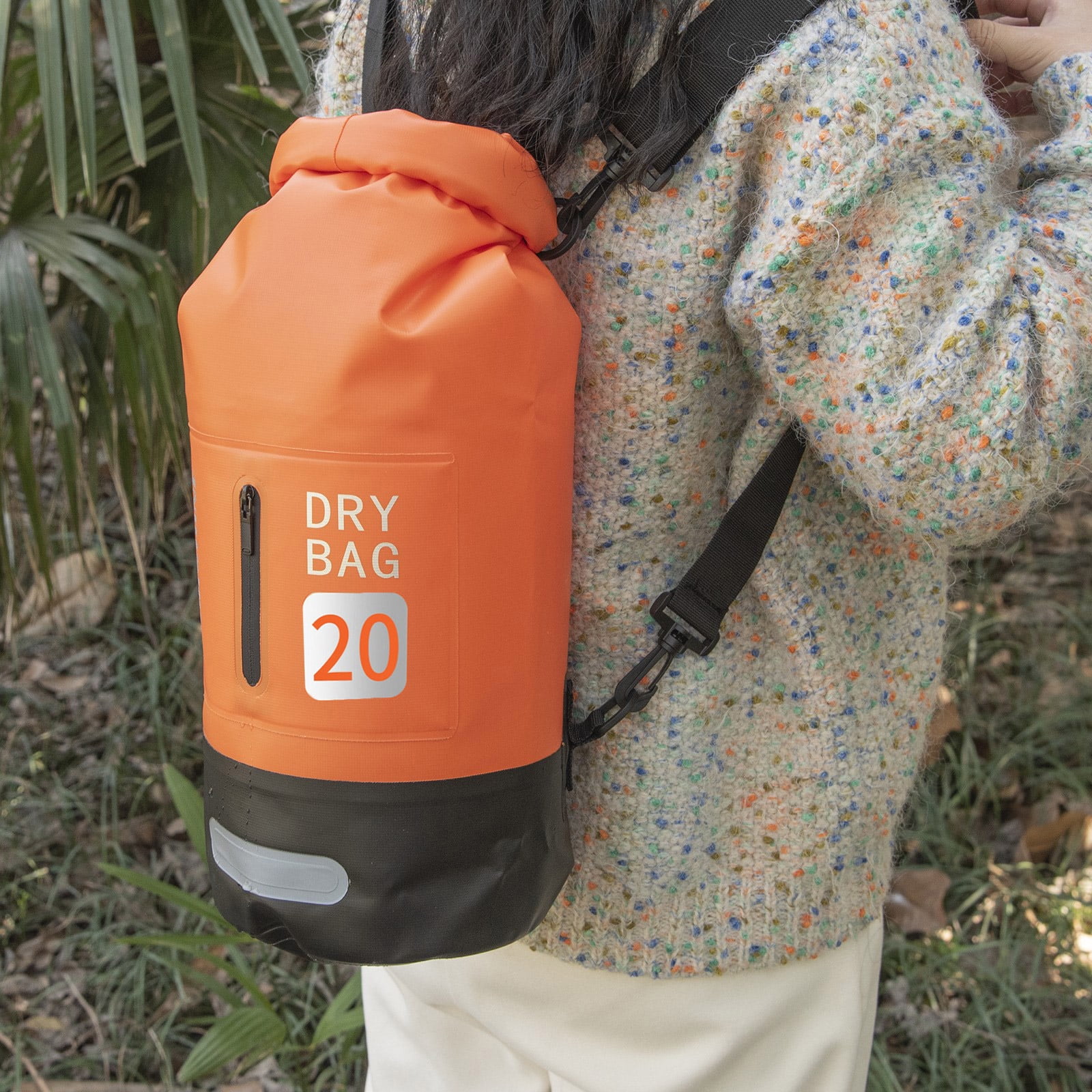 20L Water Proof Storage Bag Dry Bag Water Proof Pack Sacks with Adjustable Shoulder Strap Dry Packs for Hiking Swimming