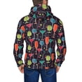 thumbnail image 5 of Zip Up Hoodies for Men - Colorful Wine Glass Print Long Sleeve Comfrt Men'S Fashion Hoodies & Sweatshirts, Jackets for Men Hoodies Pullover Clothing Clothes with Pouch, 5 of 5