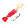 thumbnail image 3 of Sentmoon Deals of the Day Clearance Prime 24 Inch Braiding Hair Extensions High Temperature Synthetic Fibre, Pre Stretched Braiding Hair For Women Wal-mart Deals, 3 of 3
