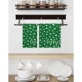 thumbnail image 3 of Lucky Shamrock, Kitchen Dish Towels for Drying Dishes Set of 4, St. Patrick's Day Irish Clover Green Waffle Weave Microfiber Hand Tea Bathroom Towels Quick Dry & Absorbent Towel 15.7x23.6, 3 of 7