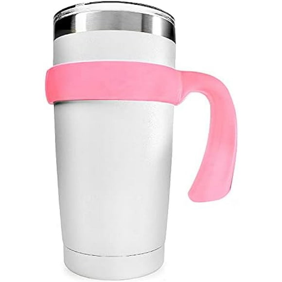 Lunfar Tumbler Handle for YETI 20oz Rambler Cup, Anti Slip Travel Mug Grip Cup Holder for Stainless Steel Tumblers, Yeti, Ozark Trail, Rtic, Sic and More Tumbler Mugs