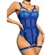 thumbnail image 5 of Disfraces eróticos para mujer ropa interior Porno sin mangas de Color sólido ropa de dormitorio femenina, 5 of 6