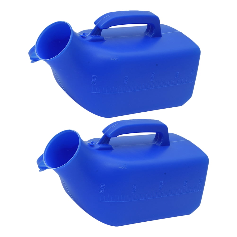 NUOLUX 2Pcs Plastic Patient Urinal Large Capacity Urinal Potty Plastic