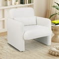 thumbnail image 4 of Costway 2 PCS Chenille Accent Chair with Removable Lumbar Pillow Thick Seat Cushion Backrest, 4 of 9