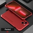 thumbnail image 1 of SaniMore for iPhone 14 Plus 6.7" 2022 Case, Heavy Duty Protective Alloy Frame Rugged Frosted PC Backplane Drop Resistant Shockproof Anti-scratch Slim Lightweight Hybird Case, Red, 1 of 7