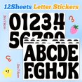 thumbnail image 2 of 150 PCS Letter Stickers Large Bulletin Board Letters Alphabet Number Stickers Vinyl Waterproof Self-Adhesive Stick on Letters for Poster Board Mailbox Crafts Classroom Home Party Decor(Black, 3 Inch), 2 of 8