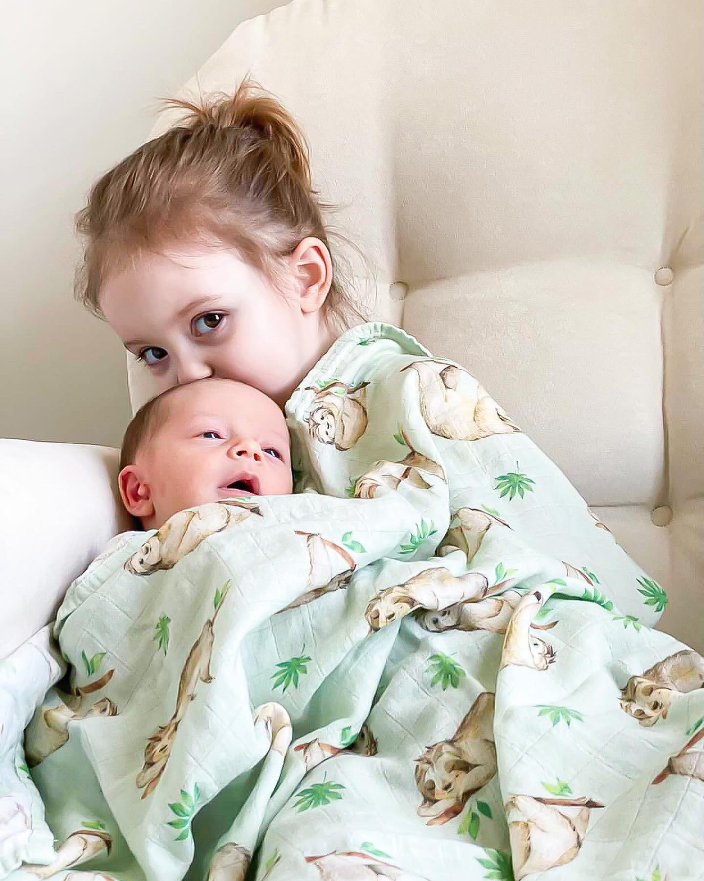 Muslin Swaddle - Sloth