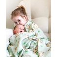 thumbnail image 3 of Muslin Swaddle - Sloth, 3 of 3