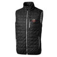 thumbnail image 2 of Men's Cutter & Buck Black Fort Wayne TinCaps Rainier PrimaLoft Eco Insulated Full-Zip Puffer Vest, 2 of 3