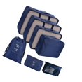 thumbnail image 1 of kurtrusly Versatile 8Pcs/Set Packing Cubes for Travel Clothes Sorting Home Camping Family navy 1Set, 1 of 5