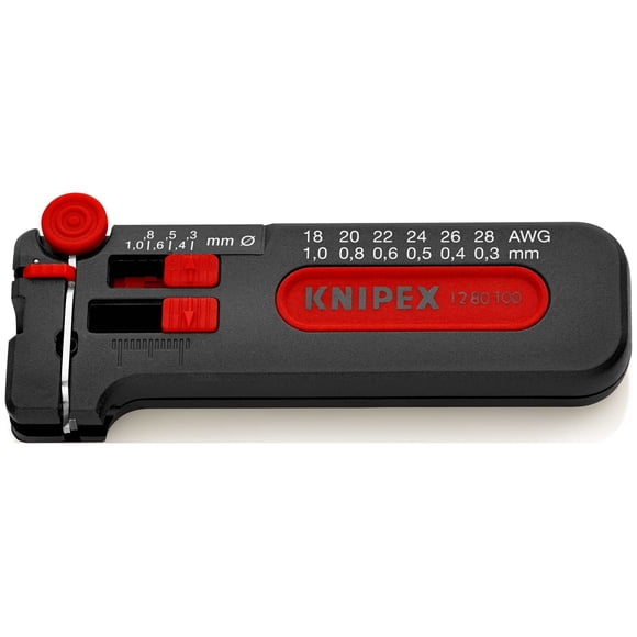 KNIPEX 12 80 100 SB Pelador de cables mini 100 mm