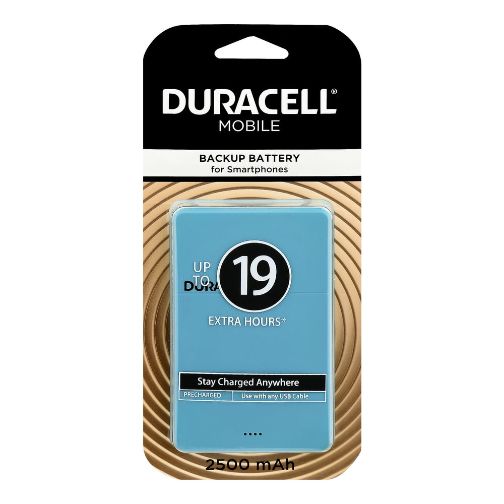 Duracell Mobile Backup Battery for Smartphones Up To 19 Extra Hours, 1.