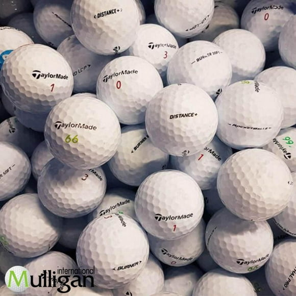 Mulligan - 100 Taylormade Mix 5A/4A Recycled Used Golf Balls, White
