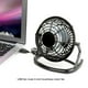 thumbnail image 5 of Ventilador silencioso Yuarrent USB refrigeración portátiles giratorios Mini ventiladores Socket 4, 5 of 6