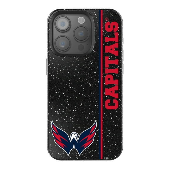 Keyscaper Black Washington Capitals Sidebar Bling iPhone Case