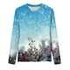 thumbnail image 5 of Pntutb - Camiseta holgada con estampado de moda para mujer, blusa de manga larga, cuello redondo, tops casuales Pntutb Pntutb-1520, 5 of 5