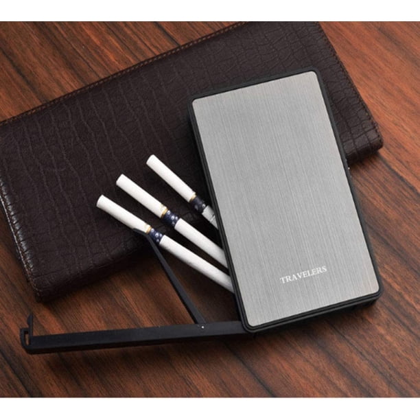 visol stainless steel cigarette case Visol Sigma Stainless Steel Cigar Holder - VCASE1003