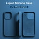 thumbnail image 2 of Funda de silicona líquida Original para iPhone 14, 13, 12, 11 Pro Max, Mini 7, 8 Plus, X, XR, XS, Max, parachoques, accesorios de cubierta suave a prueba de golpes Fivean unisex, 2 of 2