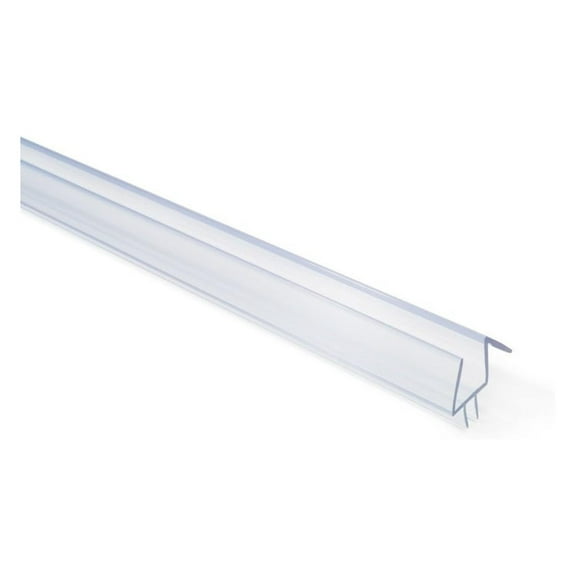 1/2" Frameless Glass Shower Door Sweep - Bottom Seal - Wipe - Drip Rail - 36"