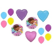 Doc McStuffins Happy Birthday 13 Piece Balloon Bouquet Party Disney Doctor Girl Vet