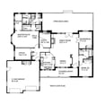 thumbnail image 2 of 001-2145: Northwest Ranch 3 Bed, 2 Bath Luxury Home Plan, 2486 Sq Ft: Full Blueprints with License to Build by Home Plan Marketplace - Lesuto, 2 of 5