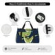thumbnail image 4 of Balery Dino Playing Roller Skate Bolsa de Gimnasio para Mujeres, Bolsa de Viaje con Bolsillo Húmedo, Bolsa de Fin de Semana para Mujeres, Bolsa de Viaje Resistente al Agua, 4 of 7