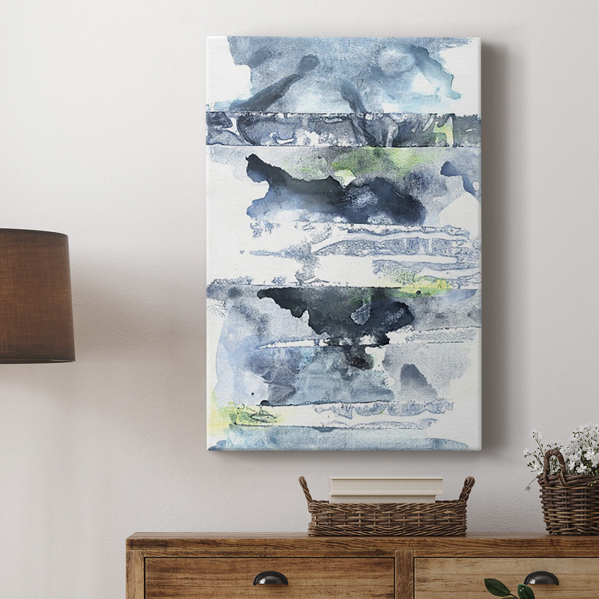 Blue Memories II Premium Gallery Wrapped Canvas - Ready to Hang