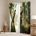 thumbnail image 3 of Manfei Tyrannosaurus Rex Curtains Pack of 2 (42x84 Each) for Kids Boys, Wild Animal Curtains Blackout, Ancient Jungle Living Room Curtains, Luxury Bedroom Decor, 3 of 6