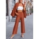 thumbnail image 3 of Traje PRETTYGARDEN de Dos Piezas Rojo Ladrillo XXL Blazer y Pantalones, 3 of 8