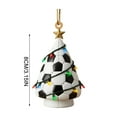 thumbnail image 3 of CuiLiyq Acrylic Football Themed Ornament, Christmas Tree Shaped Ornament, For Decorating Christmas Trees, Christmas Parties, Home Indoor And Outdoor Ornaments, 3 of 6