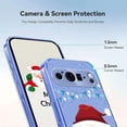 thumbnail image 5 of ELEHOLD Case for Google Pixel 10 /10 Pro, Christmas Slim Shockproof Clear TPU Cover, Raised Edge Screen/Camera Protection,C, 5 of 7
