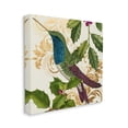 thumbnail image 3 of Stupell Industries Curious Hummingbird Golden Pattern Winter Holly Bird,24 x 24, Design by Daphne Polselli, 3 of 7