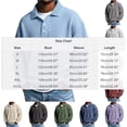 thumbnail image 2 of Men's Solid Color Long Sleeve Button Down Shirt With Collar Casual Rayon Blend Big And Tall, 2 of 4