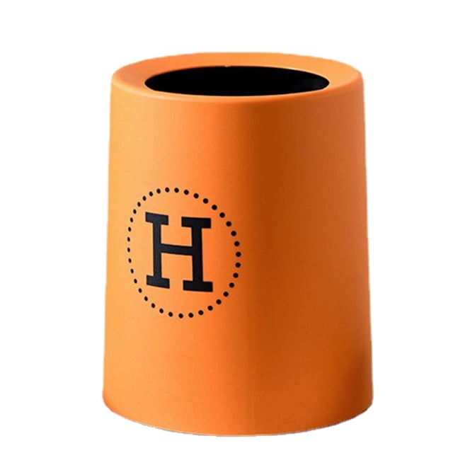 Poubelle à Dessus Ouvert, Mini Poubelle Ronde épaisse à Double Couche En Plastique Pour Hôtel De Bureau De Chambre à Coucher(13L)