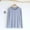Blue, variant on Dxzfnsa Men's Pajamas Mens Solid Color Long Sleeve Striped Pajama Tops Comfy Round Neck Pajama Pullovers Fall Winter Loose Sleepwear