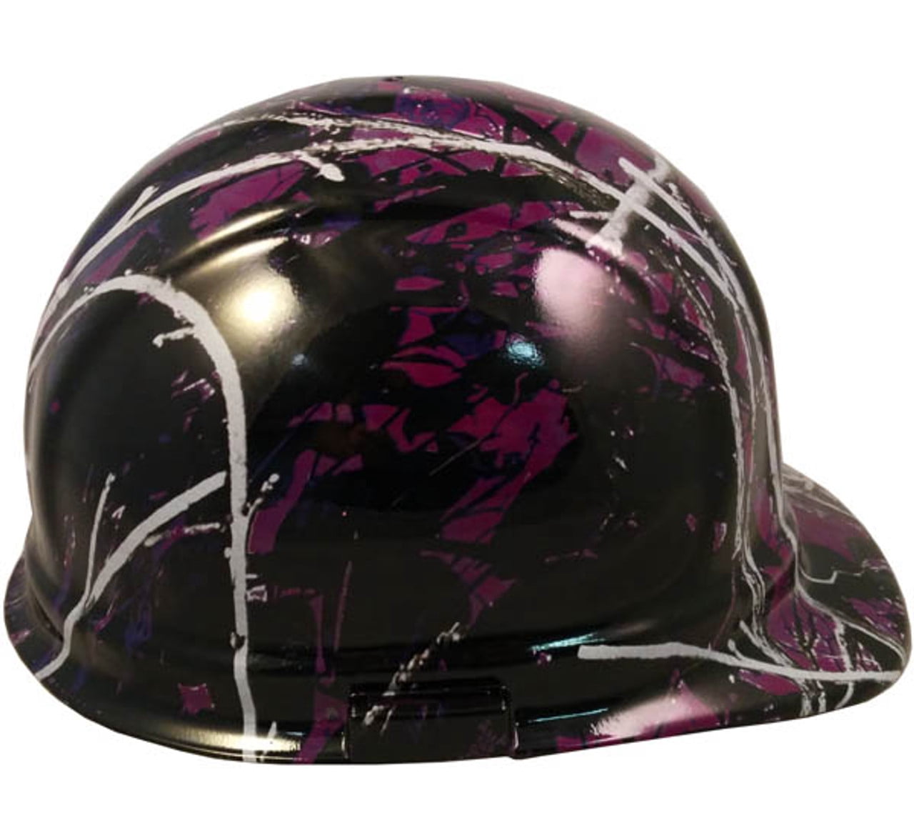 Muddy Girl Purple Hydro Dipped Hard Hats Cap Style