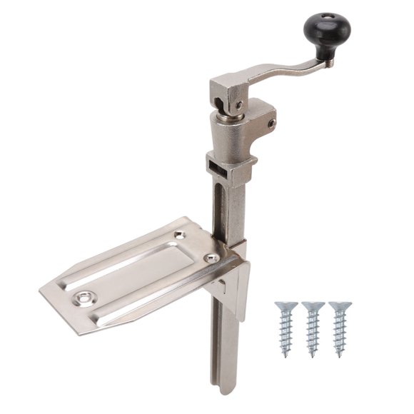 BuyWeek Ouvre-boîte Manuel, Ouvre-boîte Robuste avec Base à Visser, Ouvre-Bouteille Multifonctionnel pour Cantine De Cuisine