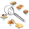 thumbnail image 6 of Danish Bread Dough Whisk Stainless Steel Dutch Bread Dough Whisk Scoring Tool Cake Tools for Bread, Pastry or Pizza, 6 of 7