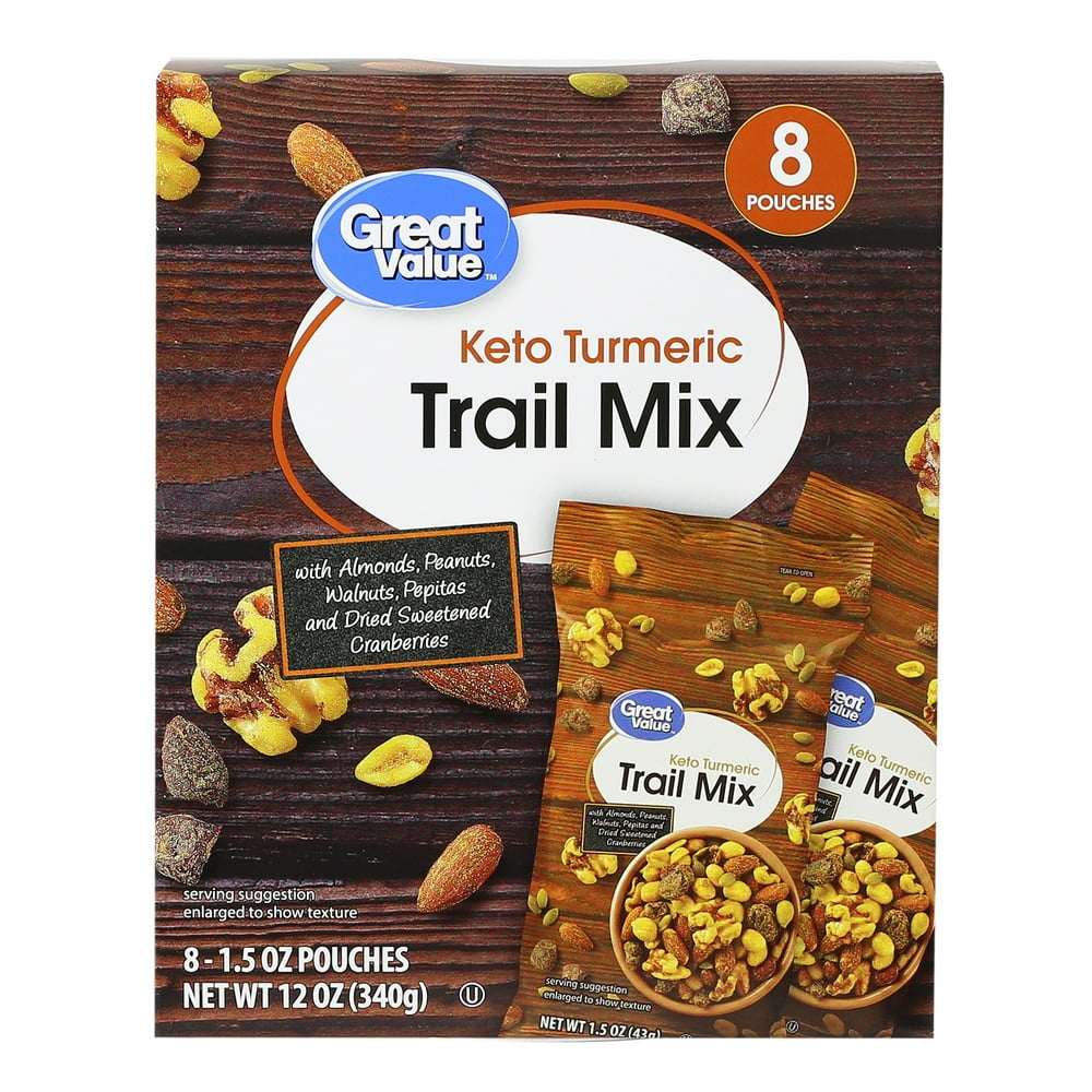 Great Value Keto Turmeric Trail Mix, 12 oz, 8 Count