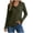Army Green, variant on Women's Tops Trendy Fashion Cowl Neck Long Sleeve Ribbed Shirts Dressy Casual Elegant Work Blouse