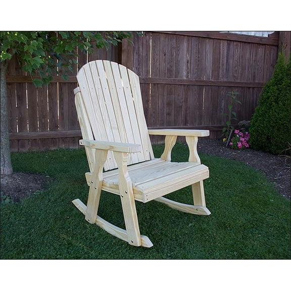 Treated Pine Curveback Rocking Chair