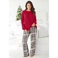thumbnail image 6 of Only Necessities Plus Size Thermal PJ Set, 6 of 6