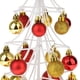 thumbnail image 3 of Árbol de vidad Adorno independiente Árbol de vidad Adorno de vidad de plástico Colcomx árbol de chuchería de Navidad, 3 of 8